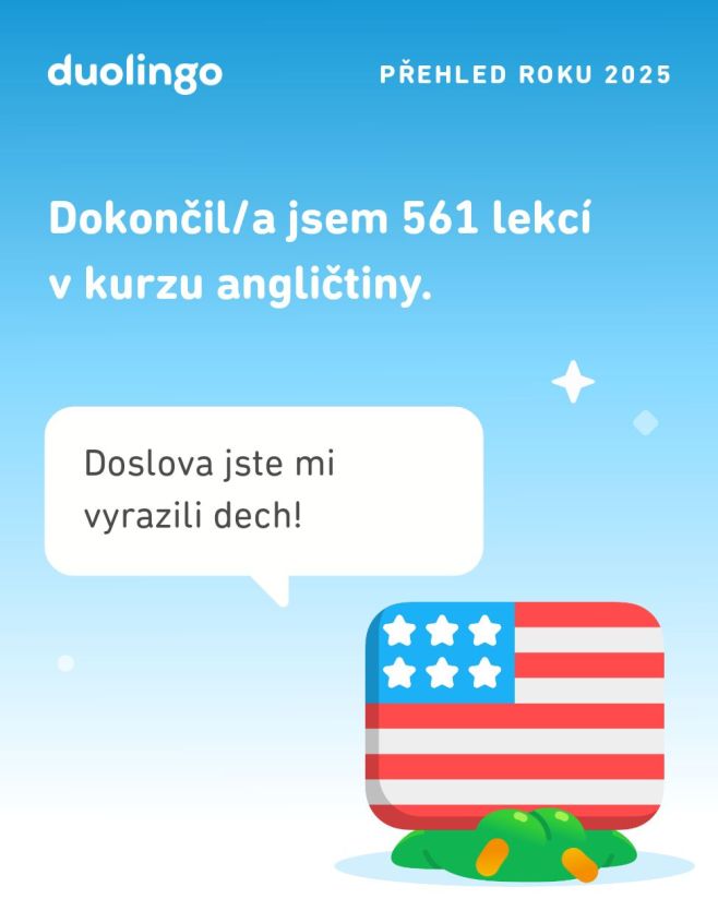 Já a moje Duolingo🤣